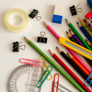 Stationery Pack (Pens, Pencils, Erasers, Rulers)
